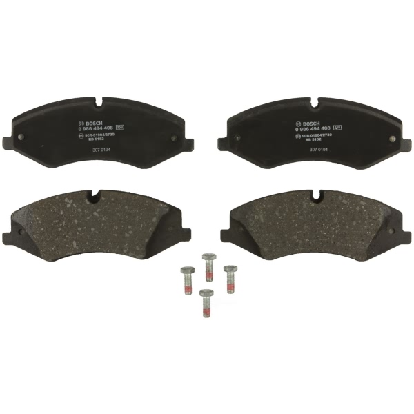 Bosch EuroLine™ Semi-Metallic Front Disc Brake Pads 0986494408