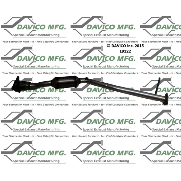 Davico Direct Fit Catalytic Converter and Pipe Assembly 19122