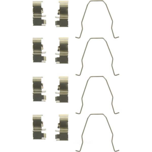 Centric Rear Disc Brake Hardware Kit 117.50003