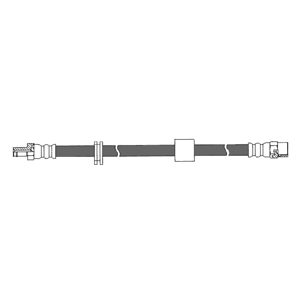 Centric Front Brake Hose 150.34005