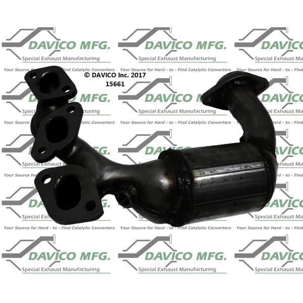 Davico Exhaust Manifold with Integrated Catalytic Converter 15661