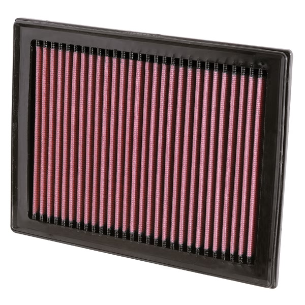 K&N 33 Series Panel Red Air Filter （8.813" L x 6.625" W x 1" H) 33-2409