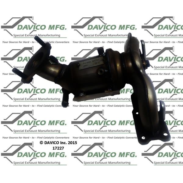 Davico Exhaust Manifold with Integrated Catalytic Converter 17227