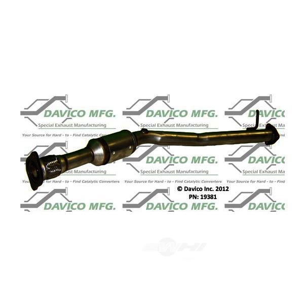 Davico Direct Fit Catalytic Converter and Pipe Assembly 19381