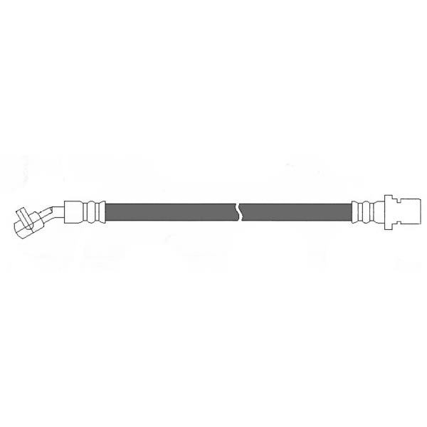 Centric Rear Passenger Side Brake Hose 150.49305