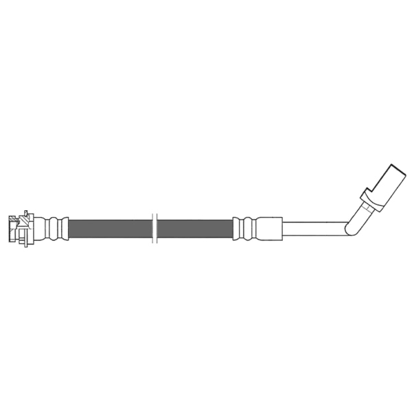 Centric Front Passenger Side Brake Hose 150.62137