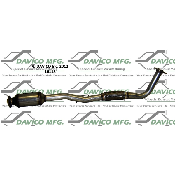 Davico Direct Fit Catalytic Converter and Pipe Assembly 16118