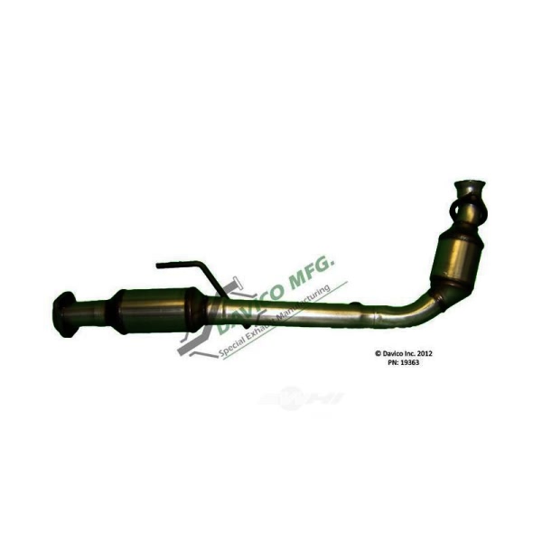 Davico Direct Fit Catalytic Converter and Pipe Assembly 19363