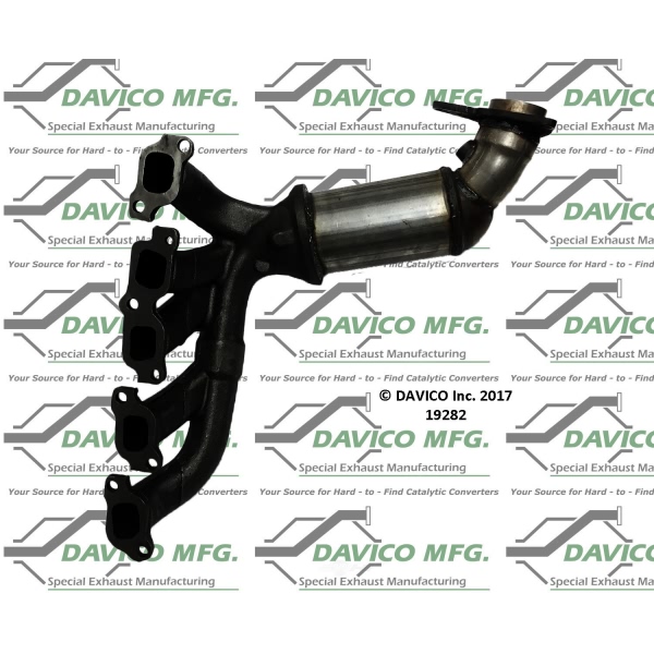 Davico Exhaust Manifold with Integrated Catalytic Converter 19282