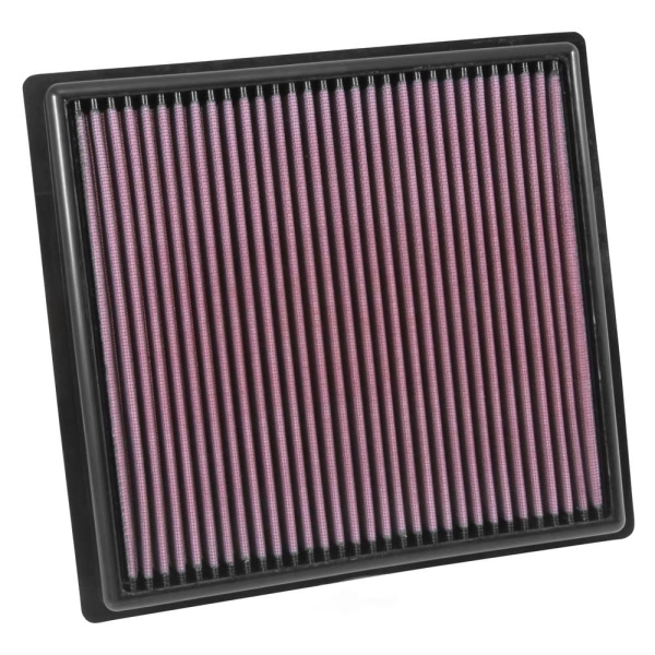 K&N 33 Series Panel Red Air Filter (10.75" L x 10" W x 1.063" H) 33-5030