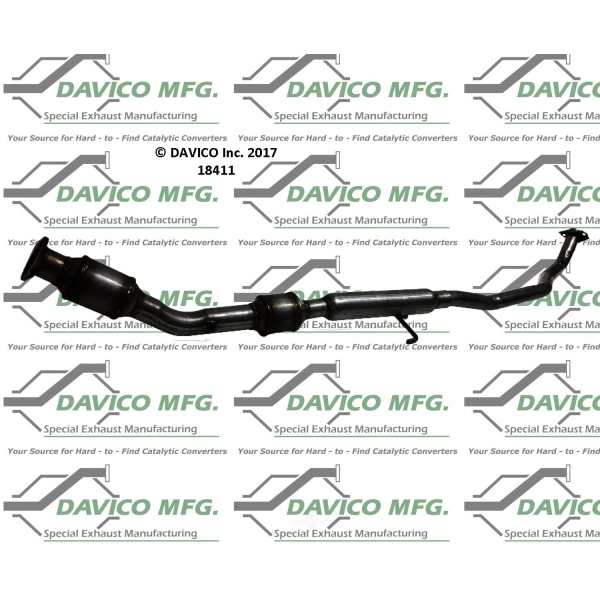 Davico Direct Fit Catalytic Converter and Pipe Assembly 18411