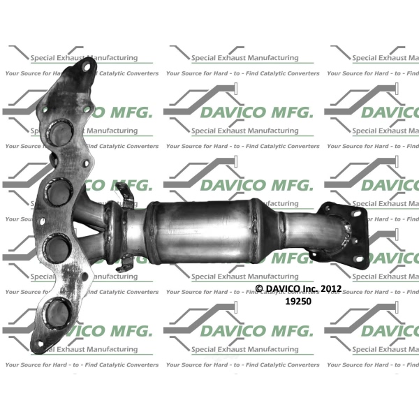 Davico Exhaust Manifold with Integrated Catalytic Converter 19250