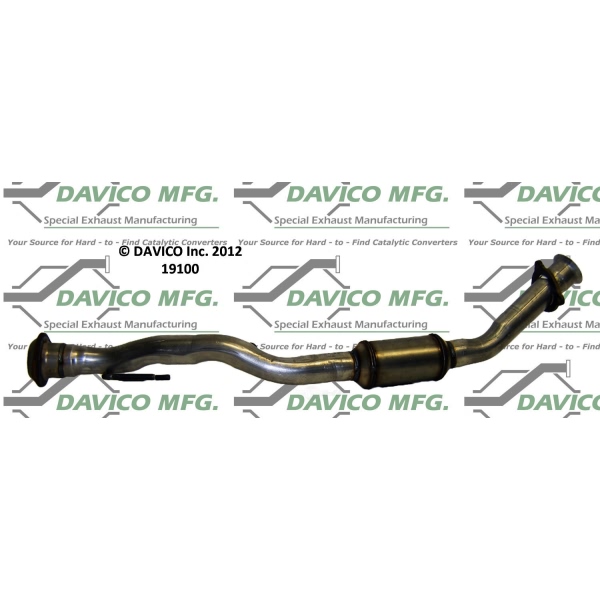 Davico Direct Fit Catalytic Converter and Pipe Assembly 19100