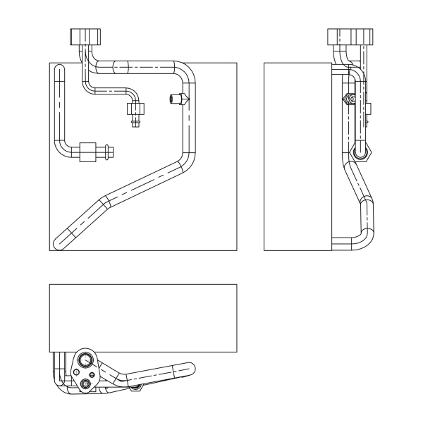 TYC TYC A/C Evaporator Core 97173