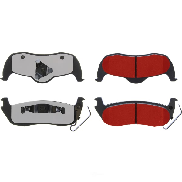 Centric Posi Quiet Pro™ Semi-Metallic Rear Disc Brake Pads 500.10870