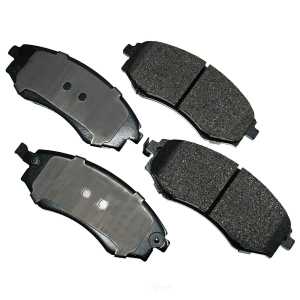 Akebono Pro-ACT™ Ultra-Premium Ceramic Front Disc Brake Pads ACT700