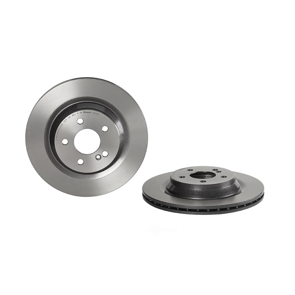 brembo UV Coated Series Vented Rear Brake Rotor 09.C134.11