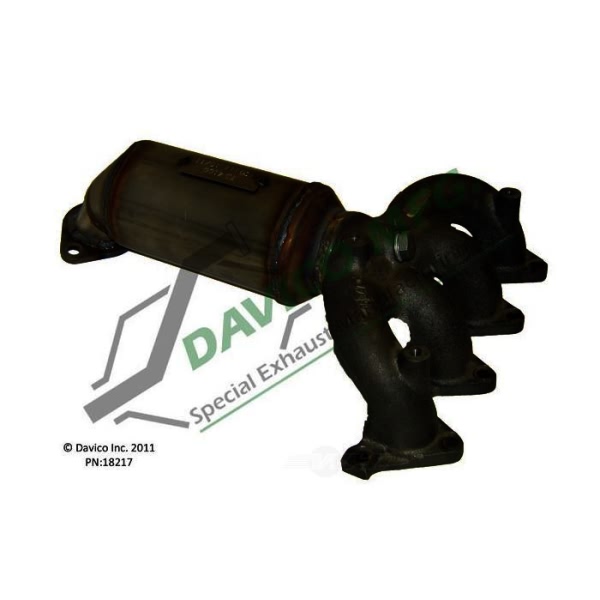 Davico Exhaust Manifold with Integrated Catalytic Converter 18217
