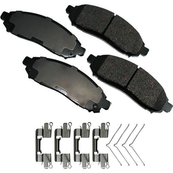 Akebono Pro-ACT™ Ultra-Premium Ceramic Front Disc Brake Pads ACT1094