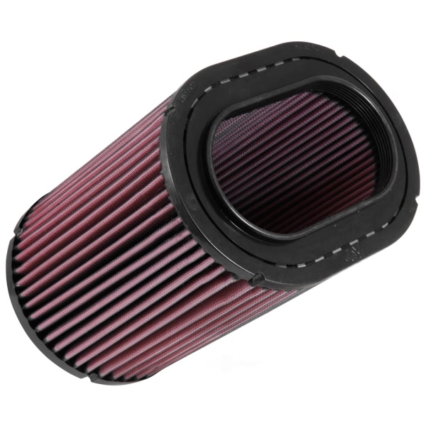 K&N E Series Oval Straight Red Air Filter （9.25" BOL x 6.5" BOW x 9.25" TOL x 6.5" TOW x 8.938" H) E-0644