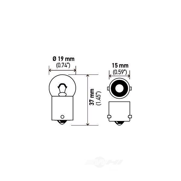 Hella 5008Tb Standard Series Incandescent Miniature Light Bulb 5008TB