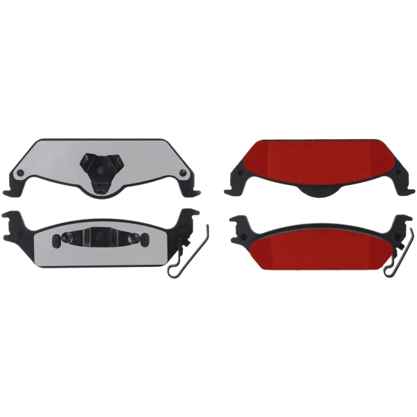 Centric Posi Quiet Pro™ Semi-Metallic Rear Disc Brake Pads 500.09630