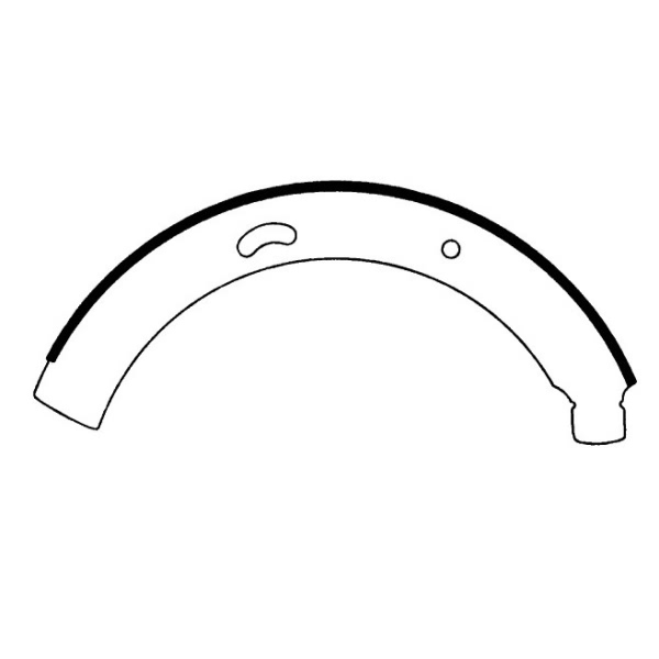 Centric Premium Front Drum Brake Shoes 111.01650
