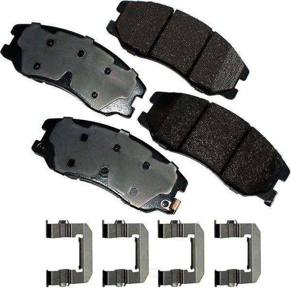 Akebono Pro-ACT™ Ultra-Premium Ceramic Front Disc Brake Pads ACT1264