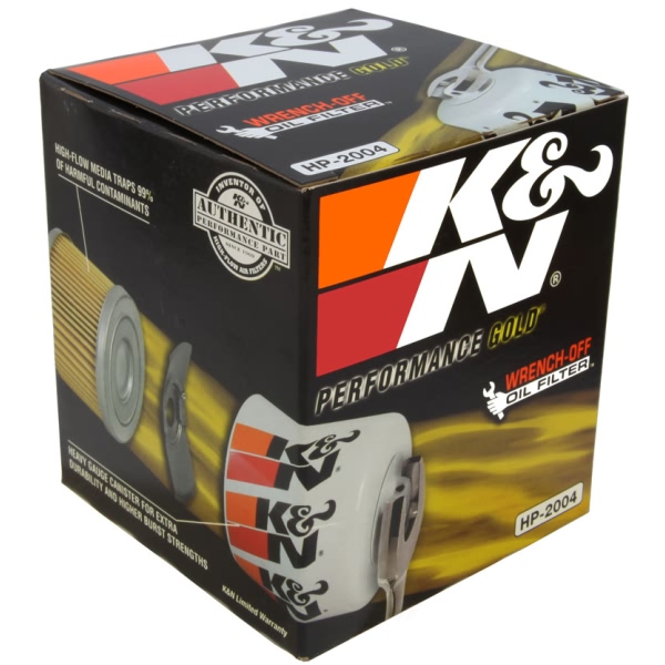 K&N Performance Gold™ Wrench-Off Oil Filter HP-2004