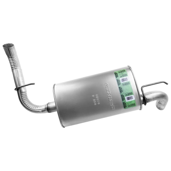 Walker Quiet Flow Stainless Steel Oval Aluminized Exhaust Muffler And Pipe Assembly 40250