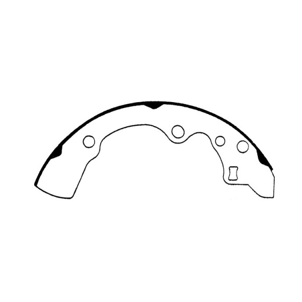 Centric Premium Rear Drum Brake Shoes 111.05980