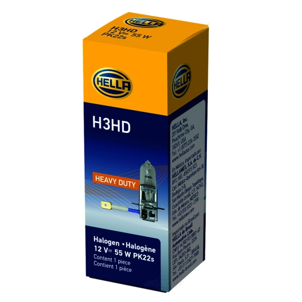 Hella H3HD Heavy Duty Series Halogen Light Bulb H3HD