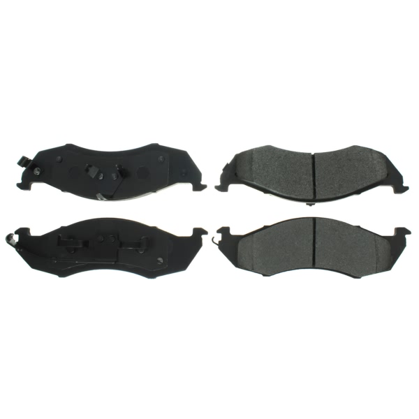 Centric Posi Quiet™ Extended Wear Semi-Metallic Front Disc Brake Pads 106.05760