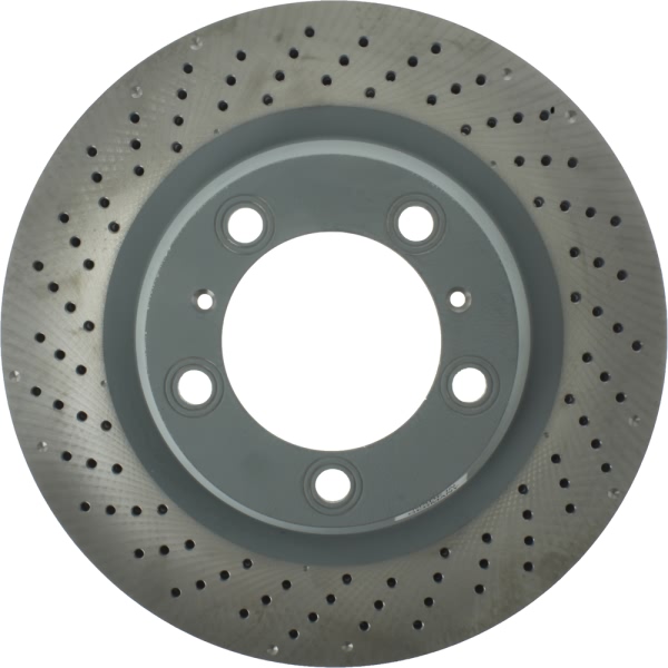 Centric SportStop Drilled 1-Piece Rear Driver Side Brake Rotor 128.37092