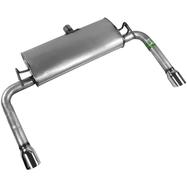 Walker Quiet Flow Stainless Steel Oval Bare Exhaust Muffler And Pipe Assembly 50085