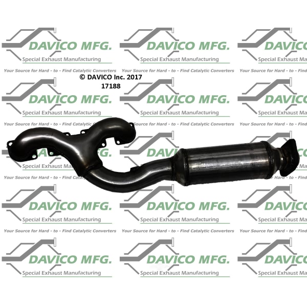 Davico Exhaust Manifold with Integrated Catalytic Converter 17188