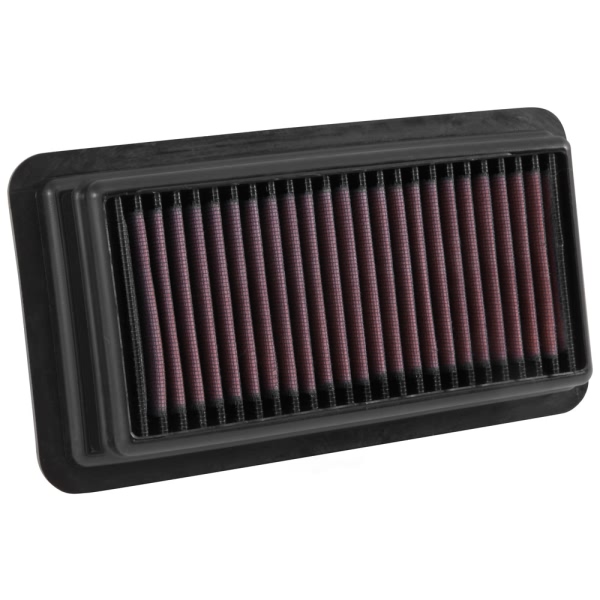 K&N 33 Series Panel Red Air Filter (9.875" L x 5.438" W x 1.5" H) 33-5044