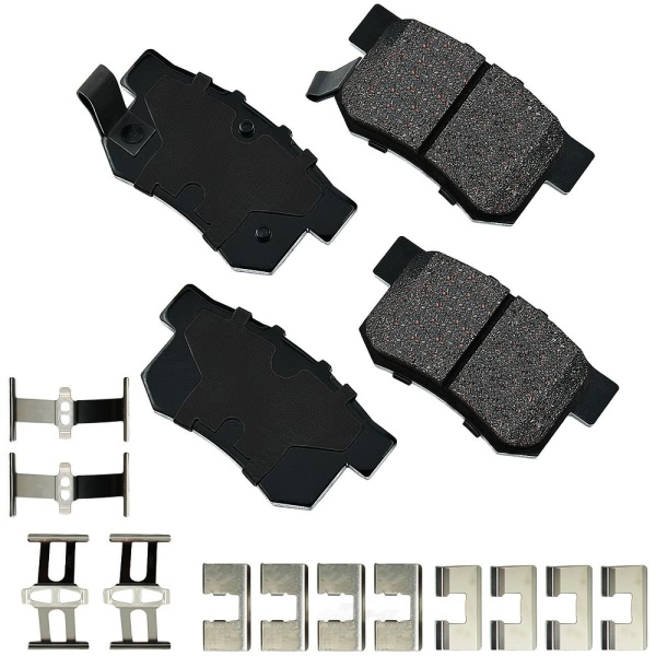 Akebono Pro-ACT™ Ultra-Premium Ceramic Rear Disc Brake Pads ACT537A