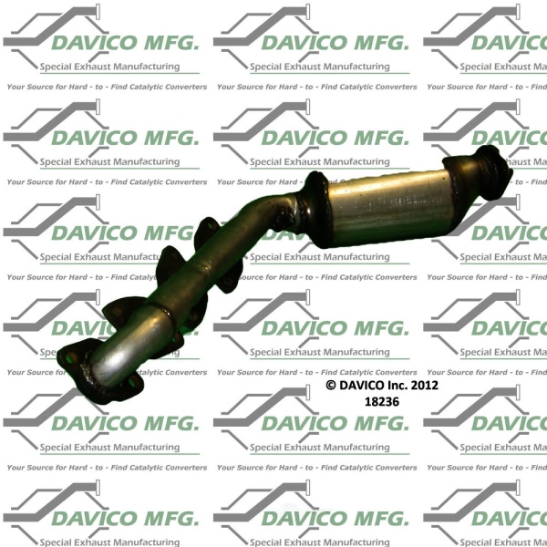 Davico Exhaust Manifold with Integrated Catalytic Converter 18236