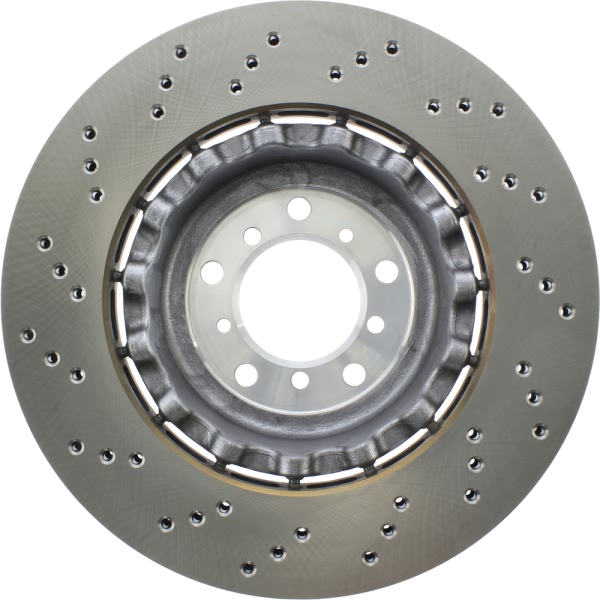 Centric SportStop Drilled 1-Piece Front Passenger Side Brake Rotor 128.34105