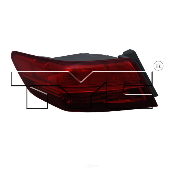 TYC Driver Side Outer Replacement Tail Light 11-6482-00