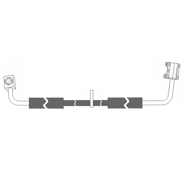 Centric Front Driver Side Brake Hose 150.58024