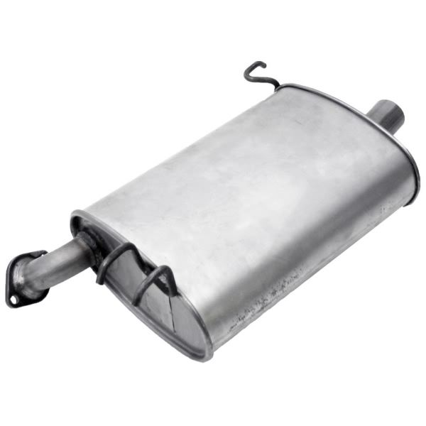 Walker Quiet Flow Driver Side Stainless Steel Oval Aluminized Exhaust Muffler And Pipe Assembly 53767