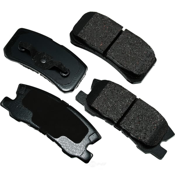 Akebono Pro-ACT™ Ultra-Premium Ceramic Rear Disc Brake Pads ACT868