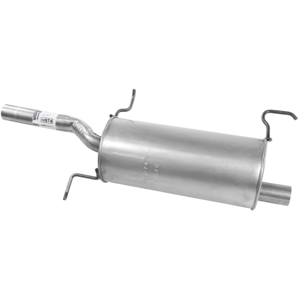 Walker Soundfx Steel Round Direct Fit Aluminized Exhaust Muffler 18974