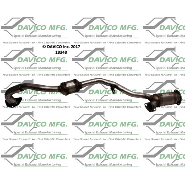 Davico Direct Fit Catalytic Converter and Pipe Assembly 18348