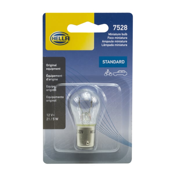 Hella 7528Sb Standard Series Incandescent Miniature Light Bulb 7528SB