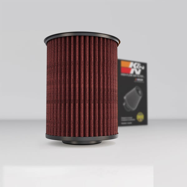 K&N E Series Round Red Air Filter （2.75" ID x 6.25" OD x 8.25" H) E-2993