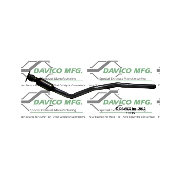 Davico Direct Fit Catalytic Converter and Pipe Assembly 19315