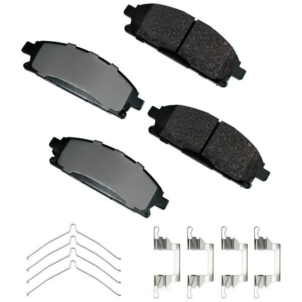 Akebono Pro-ACT™ Ultra-Premium Ceramic Front Disc Brake Pads ACT691